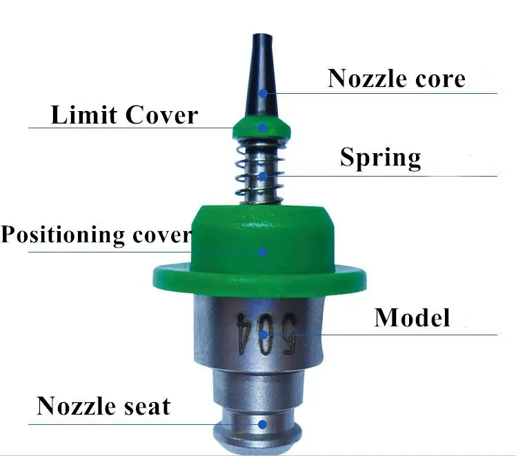 SMT Machine Nozzle 500 501 502 503 504 505 506 507 508 510 511 For JUKI KE2000 2010 2020 2030 2040 2050 2060 or pick and place
SMT Machine Nozzle 500 501 502 503 504 505 506 507 508 510 511 For JUKI KE2000 2010 2020 2030 2040 2050 2060 or pick and place
