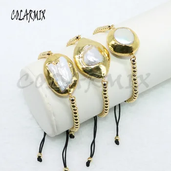 8 Pcs Mix shape pearls bracelet natural oval pearls bracelet fashion jewelry Bracelet Gems jewelry Gift for women 4860
8 Pcs Mix shape pearls bracelet natural oval pearls bracelet fashion jewelry Bracelet Gems jewelry Gift for women 4860