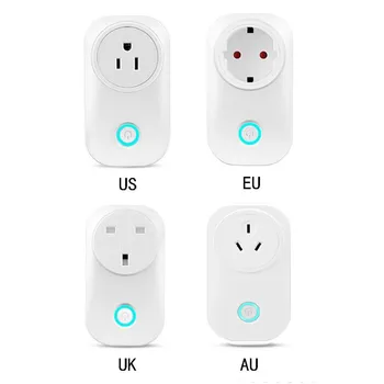 US UK EU AU Plug WIFI Remote Control Socket Voice Control Timing Socket Smart Home Power Socket Alexa Google Assistant IFTTT
US UK EU AU Plug WIFI Remote Control Socket Voice Control Timing Socket Smart Home Power Socket Alexa Google Assistant IFTTT