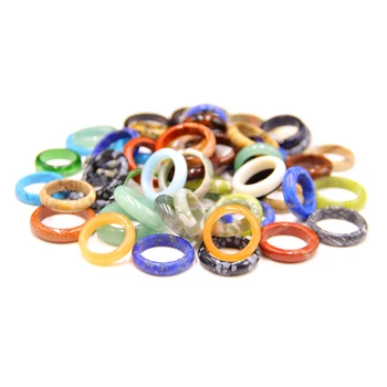 wholesale 20pcs natural stone rings women men couples High Quality Round stone finger rings men Women wedding rings female male
wholesale 20pcs natural stone rings women men couples High Quality Round stone finger rings men Women wedding rings female male