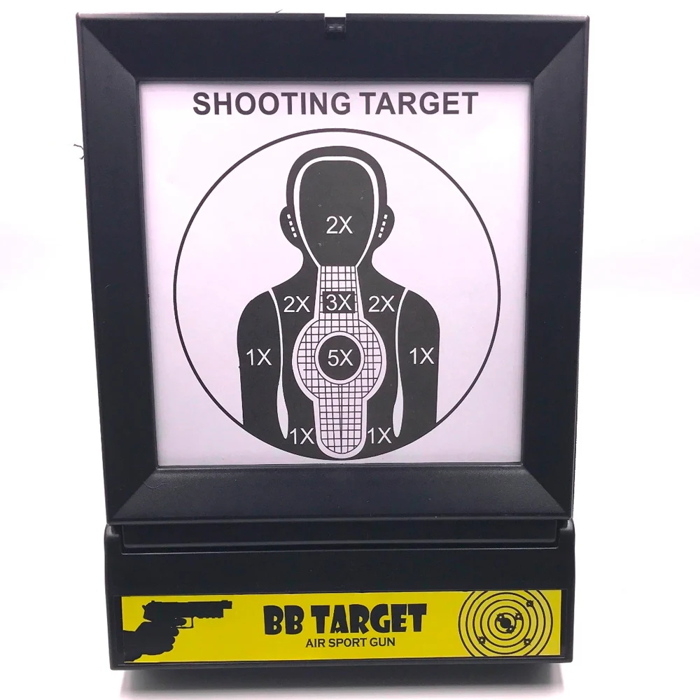 

Strong Plastic Foldable Design Target System Fits Airsoft, BB Guns, BBs, Plastic Bullet Shooting Practice Outdoors