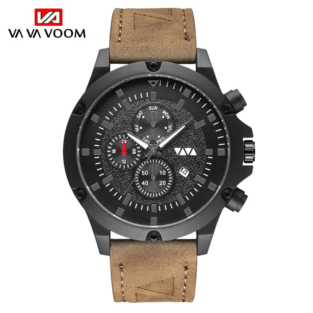 Watches Men VA VA MOOM Brand Men Sport Watches Men's Quartz Clock Man Casual Military Waterproof Wrist Watch relogio masculino
Watches Men VA VA MOOM Brand Men Sport Watches Men's Quartz Clock Man Casual Military Waterproof Wrist Watch relogio masculino