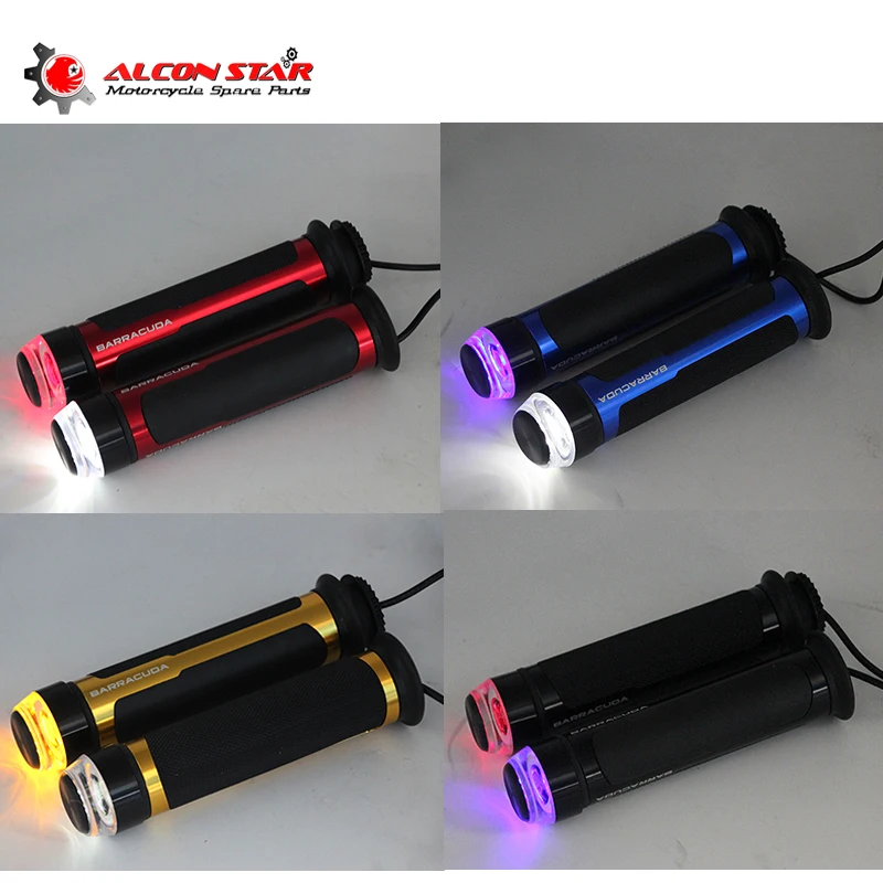 Alconstar- 7/8" 22mm Street&Racing Motorcycle Handle Bar Caps Handlebar Grips with LED End Indicator For Honda for Kawasaki Race
Alconstar- 7/8" 22mm Street&Racing Motorcycle Handle Bar Caps Handlebar Grips with LED End Indicator For Honda for Kawasaki Race