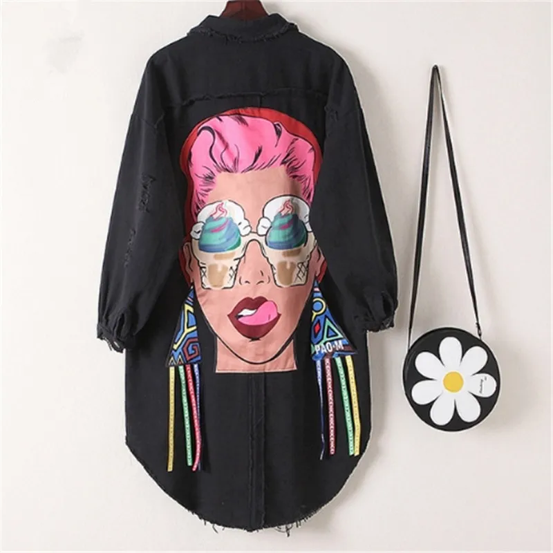 New Arrival Women's Sweatshirts Denim,Jeans Jacket Size 4XL Loose Thin Women Fashion Tops Full Sleeve Turndown'Collar Hot Jacket
New Arrival Women's Sweatshirts Denim,Jeans Jacket Size 4XL Loose Thin Women Fashion Tops Full Sleeve Turndown'Collar Hot Jacket