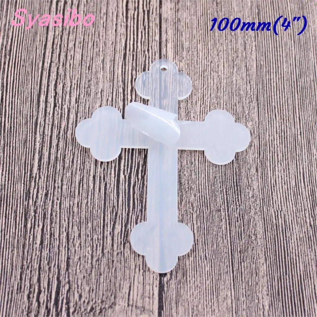 (3pcs)100mm Acrylic Keychain Jewelry Blank Clear Cross Keychain Cross Tags Halloween Party Gift Laser Cutout 4"-AC1557A
(3pcs)100mm Acrylic Keychain Jewelry Blank Clear Cross Keychain Cross Tags Halloween Party Gift Laser Cutout 4"-AC1557A