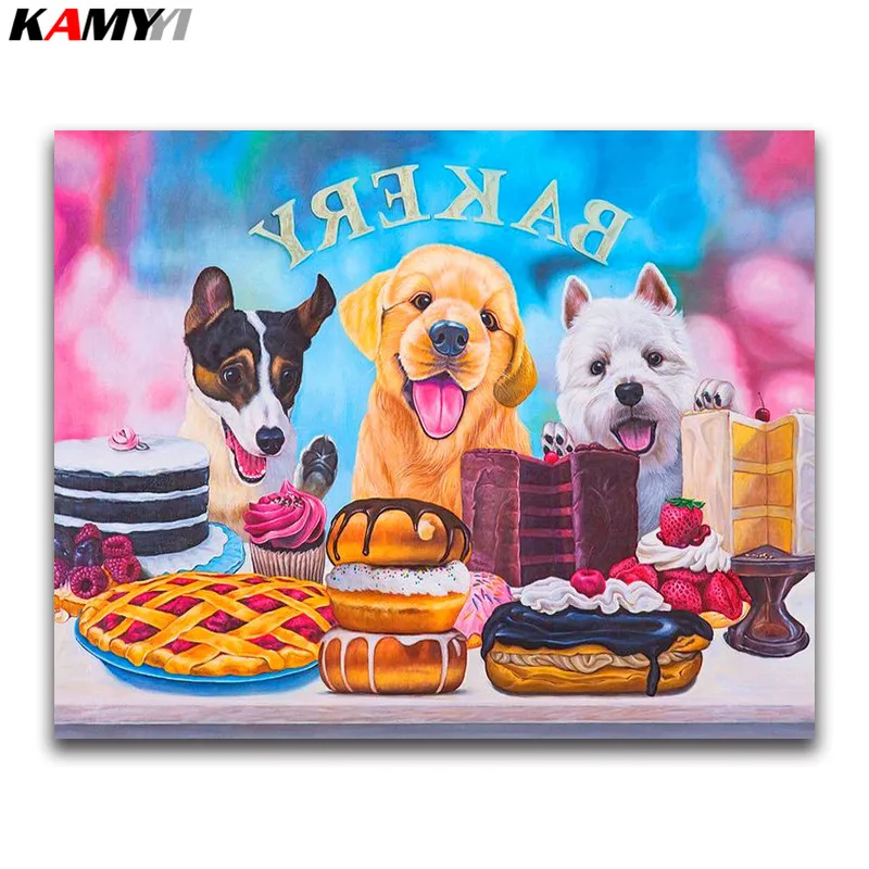 Party Full square Diamond mosaic Animal DIY Diamond painting Cross stitch Cute Dog full round Diamond embroidery Delicious Cakes
Party Full square Diamond mosaic Animal DIY Diamond painting Cross stitch Cute Dog full round Diamond embroidery Delicious Cakes