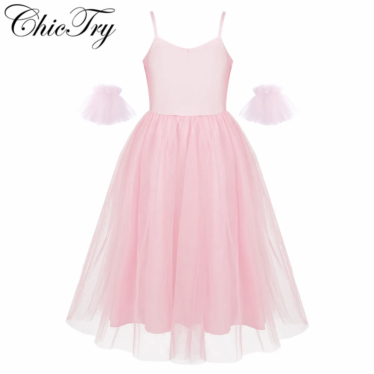 Children's Ballet Tutu Romantic Style Long Tutu Ballet Dance Costumes Ballerina Dress with Ruffled Arm Sleeves for Performance
Children's Ballet Tutu Romantic Style Long Tutu Ballet Dance Costumes Ballerina Dress with Ruffled Arm Sleeves for Performance