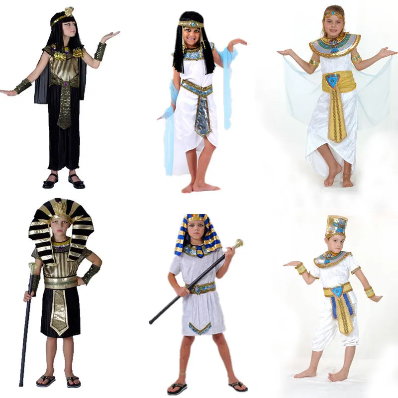 Halloween Costumes Boy Girl Ancient Egypt Egyptian Pharaoh Prince Princess Costume for Children Kids Cosplay Clothing Purim
Halloween Costumes Boy Girl Ancient Egypt Egyptian Pharaoh Prince Princess Costume for Children Kids Cosplay Clothing Purim