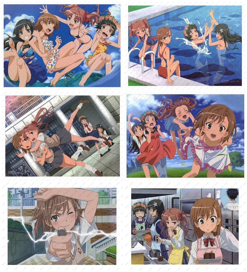 Toaru Kagaku no Railgun Misaka Mikoto Shirai Kuroko White kraft poster wall sticker Japanese anime Poster
Toaru Kagaku no Railgun Misaka Mikoto Shirai Kuroko White kraft poster wall sticker Japanese anime Poster