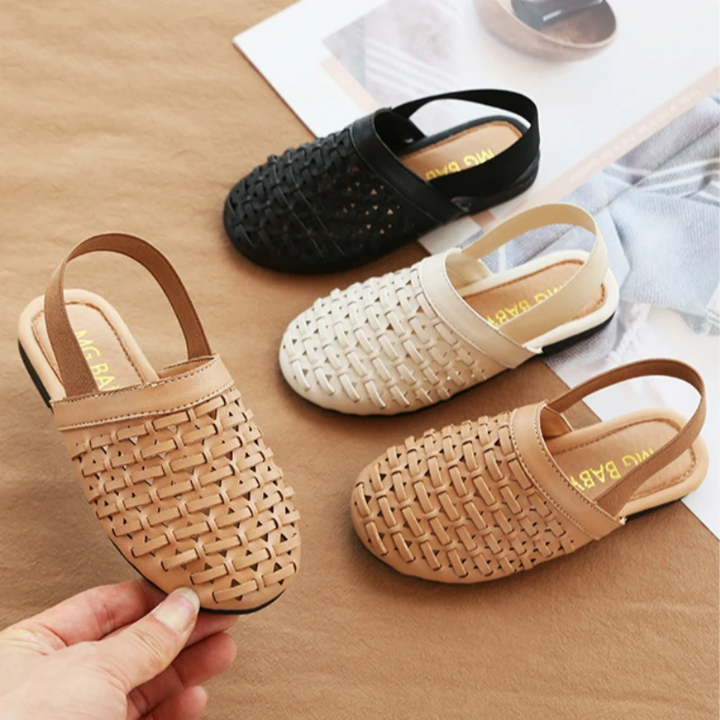 Sandals with Knitted Pattern Kids Shoes Princess and Flat Heel Mini Melissa Shoes Antiskid Sole Leisure for Girls Summer Sandals
Sandals with Knitted Pattern Kids Shoes Princess and Flat Heel Mini Melissa Shoes Antiskid Sole Leisure for Girls Summer Sandals
