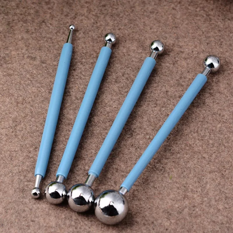 4 pcs/set Sugar carft Fondant Cake Decorating Carving Tool Stainless Steel Dome Molding Kit Ball Sticks Polymer Clay Tools
4 pcs/set Sugar carft Fondant Cake Decorating Carving Tool Stainless Steel Dome Molding Kit Ball Sticks Polymer Clay Tools