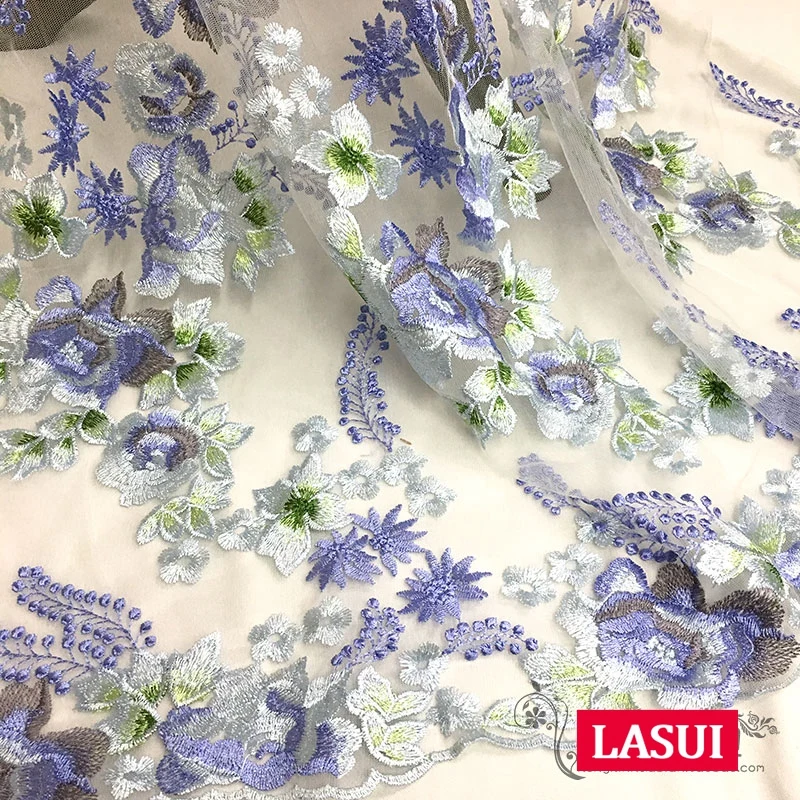 LASUI 1 yard X0505Top quality Blue purple for clothing curtain dress decoration white mesh Violet flower embroidery lace fabric
LASUI 1 yard X0505Top quality Blue purple for clothing curtain dress decoration white mesh Violet flower embroidery lace fabric