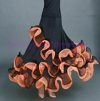 New Ballroom dance costumes sexy senior ice silk crimping ballroom dance skirt for women ballroom dance competition skirts
New Ballroom dance costumes sexy senior ice silk crimping ballroom dance skirt for women ballroom dance competition skirts