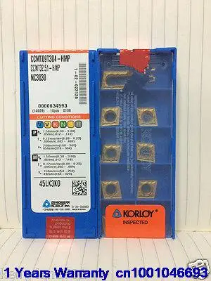 DHL/EUB 5 lots Original for Korloy CCMT09T304-HMP NC3030 CCMT32.51-HMP CNC Carbide Insert NEW 10pcs/lot 15-18
DHL/EUB 5 lots Original for Korloy CCMT09T304-HMP NC3030 CCMT32.51-HMP CNC Carbide Insert NEW 10pcs/lot 15-18
