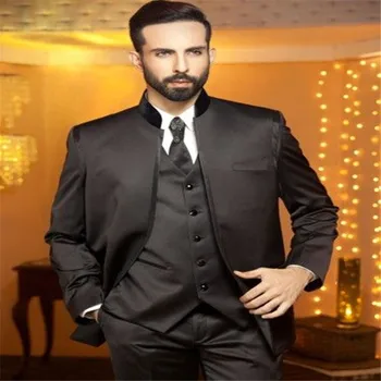 Dark Brown Satin Men Suits 2019 Slim Fit Formal Men Formal Party Tuxedos Groomsmen Wedding Tuxedo (Jacket+Pants+Vest+Tie)Bespoke
Dark Brown Satin Men Suits 2019 Slim Fit Formal Men Formal Party Tuxedos Groomsmen Wedding Tuxedo (Jacket+Pants+Vest+Tie)Bespoke