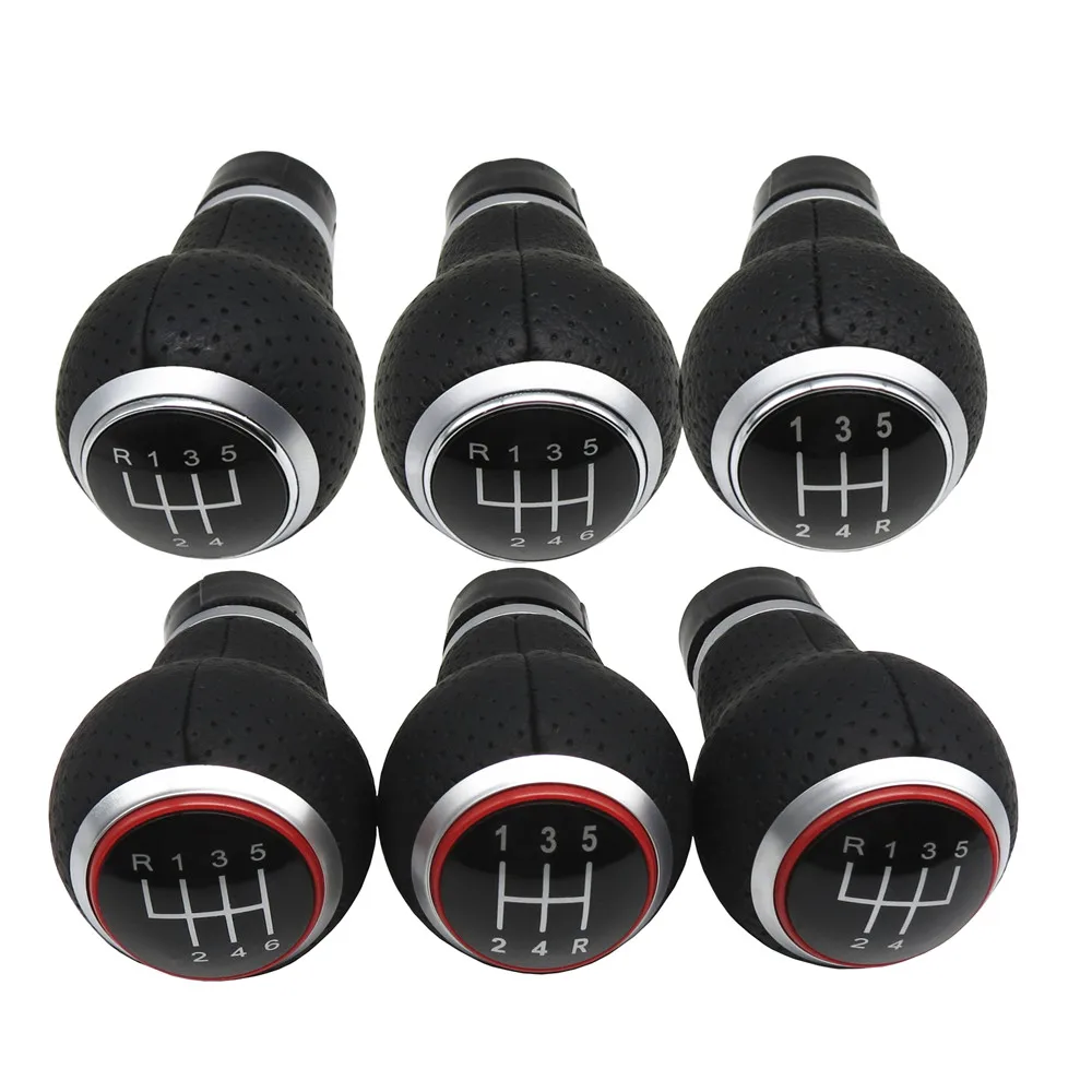 FaroeChi 5 6 Speed Leather Gear Shift Knob Chrome ring or Red Ring For Audi A4 S4 B8 8K A5 8T Q5 8R S Line 2007-2015 SHIFT KNOB
FaroeChi 5 6 Speed Leather Gear Shift Knob Chrome ring or Red Ring For Audi A4 S4 B8 8K A5 8T Q5 8R S Line 2007-2015 SHIFT KNOB