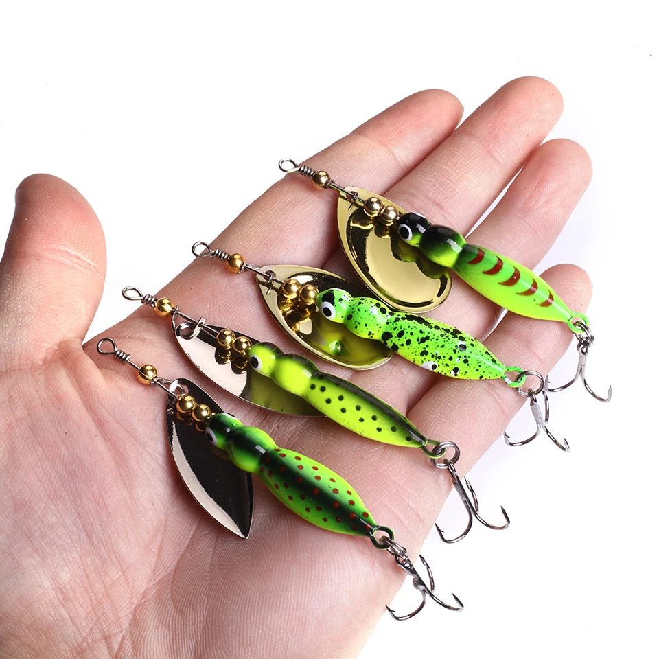 4PCS/lot 4 Colors 15g 70mm Insects Fishing Baits Spoon Sequin Artificial Spinner Bait Metal Pike Fishing Hook Sinking Lure Pesca
4PCS/lot 4 Colors 15g 70mm Insects Fishing Baits Spoon Sequin Artificial Spinner Bait Metal Pike Fishing Hook Sinking Lure Pesca