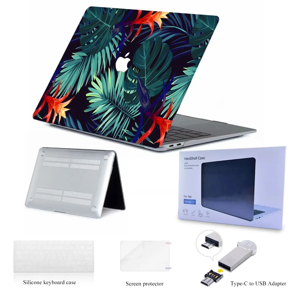 Green Leaf case for MacBook Air Pro Retina 12 13 15 mac book Pro 13.3 15.4 inch Laptop Shell Case Keyboard Cover Protector
Green Leaf case for MacBook Air Pro Retina 12 13 15 mac book Pro 13.3 15.4 inch Laptop Shell Case Keyboard Cover Protector