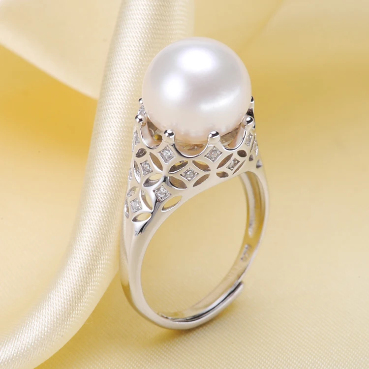 925 Sterling Silver Pearl Ring Finger Ring Nice Women's Adjustable Ring Findings Jewelry Parts Fittings Accessories, 3pcs/lot
925 Sterling Silver Pearl Ring Finger Ring Nice Women's Adjustable Ring Findings Jewelry Parts Fittings Accessories, 3pcs/lot