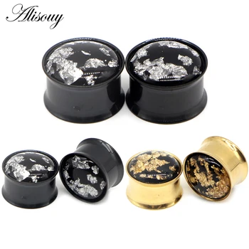 Alisouy 2pcs gold-paper Ear Piercing Plugs Tunnels Stretcher Stainless Steel Body Jewelry Ear Gauges Expander Fashion Gift
Alisouy 2pcs gold-paper Ear Piercing Plugs Tunnels Stretcher Stainless Steel Body Jewelry Ear Gauges Expander Fashion Gift