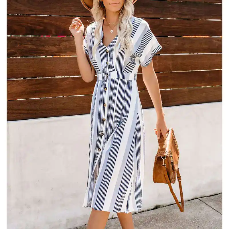 midi casual summer dresses