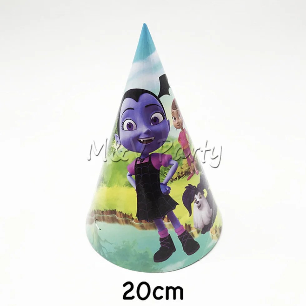 6pcs/lot Vampirina Girl Theme Cartoon Party Tableware Decorations Set Paper Hats Set Birthday Baby Shower Party Supplies
6pcs/lot Vampirina Girl Theme Cartoon Party Tableware Decorations Set Paper Hats Set Birthday Baby Shower Party Supplies