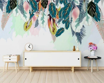 Papel de parede Nordic minimalist fresh green leaves watercolor wallpaper living room kids room sofa TV background custom murals
Papel de parede Nordic minimalist fresh green leaves watercolor wallpaper living room kids room sofa TV background custom murals