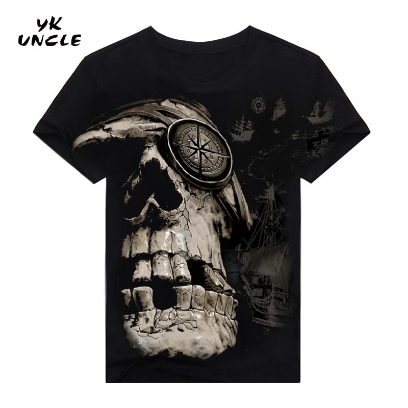 YK UNCLE Brand New Design 2017 Men/Women T shirt Fashion Cotton O-neck Hip Hop T shirt Men Skull Pirate Short Sleeves T-shirt
YK UNCLE Brand New Design 2017 Men/Women T shirt Fashion Cotton O-neck Hip Hop T shirt Men Skull Pirate Short Sleeves T-shirt
