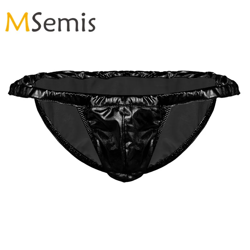 MSemis Mens Sexy Lingerie Underwear Shiny Spandex Latex Sissy Rubber Briefs Underpants Gay Mens Loose Panties Bedtime Swim Beach
MSemis Mens Sexy Lingerie Underwear Shiny Spandex Latex Sissy Rubber Briefs Underpants Gay Mens Loose Panties Bedtime Swim Beach