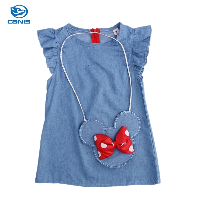 2019 HOT SALE Kids Baby Girl Dress Minnie Mouse Bag +Demin Flying Sleeves Dress Gown Party Dress Sleeveless Clothes
2019 HOT SALE Kids Baby Girl Dress Minnie Mouse Bag +Demin Flying Sleeves Dress Gown Party Dress Sleeveless Clothes