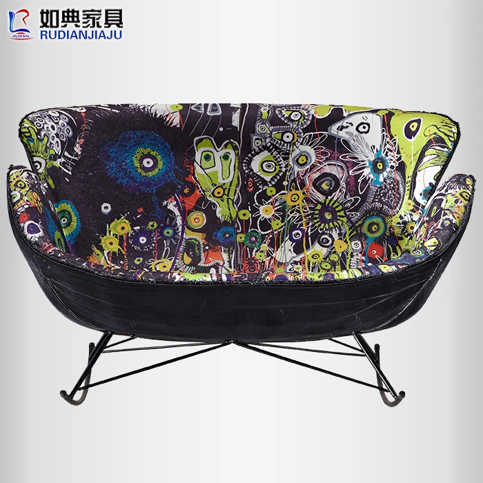Code of furniture such as chairs child personality Lazy creative home fashion double sofa chair and shook his version | Мебель