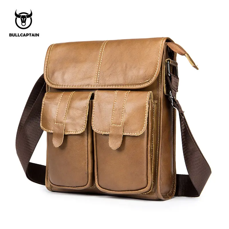 BULLCAPTAIN Genuine Leather Shoulder bag Men Crossbody Bags Small famous Brand Designer Male Messenger Bags Men briefcase
BULLCAPTAIN Genuine Leather Shoulder bag Men Crossbody Bags Small famous Brand Designer Male Messenger Bags Men briefcase