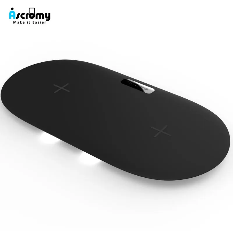 Ascromy QI Wireless Charger 10W Dock For Samsung Galaxy S9 Plus S8 Apple iPhone 8 Plus X 10 Two Phones Cargador inalambrico Pad
Ascromy QI Wireless Charger 10W Dock For Samsung Galaxy S9 Plus S8 Apple iPhone 8 Plus X 10 Two Phones Cargador inalambrico Pad