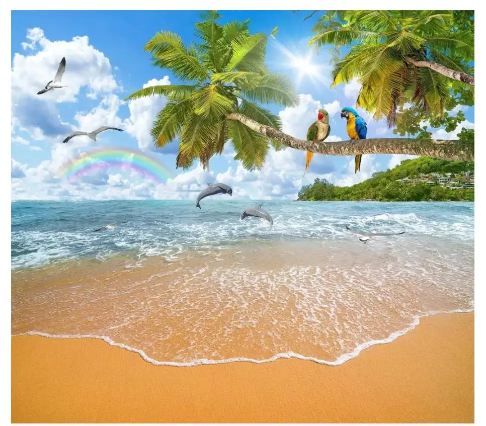 Custom photo wallpaper for walls 3 d Mediterranean murals Romantic seaside landscape tree landscape painting TV background wall
Custom photo wallpaper for walls 3 d Mediterranean murals Romantic seaside landscape tree landscape painting TV background wall