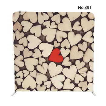 No.391 wood heart on wood pillow case backdrop with stand for valentine concept
No.391 wood heart on wood pillow case backdrop with stand for valentine concept