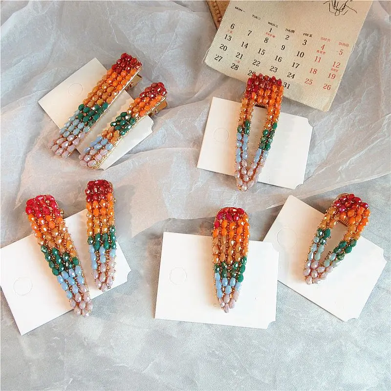 1pc Korean style Gradient Candy Color Hairpins Large Rainbow Drop-shaped hair clip For Women Girls Fashion Hair Styling Accessoy
1pc Korean style Gradient Candy Color Hairpins Large Rainbow Drop-shaped hair clip For Women Girls Fashion Hair Styling Accessoy