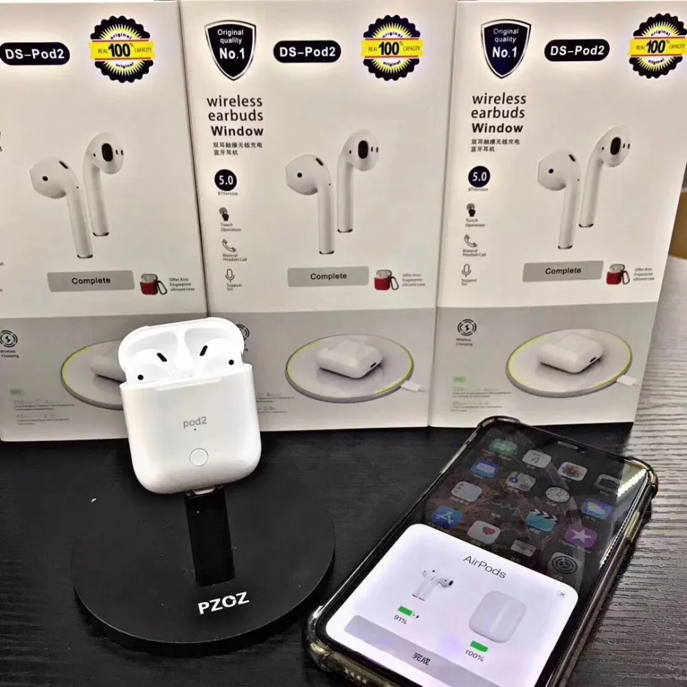 New DS-POD2 1:1 Tws Bluetooth Earphone Air 2 Pod with Pop Up Function Wireless Earbuds Pk W1 Chip I10 I20 I30 I50 I60 Lk-te9
New DS-POD2 1:1 Tws Bluetooth Earphone Air 2 Pod with Pop Up Function Wireless Earbuds Pk W1 Chip I10 I20 I30 I50 I60 Lk-te9