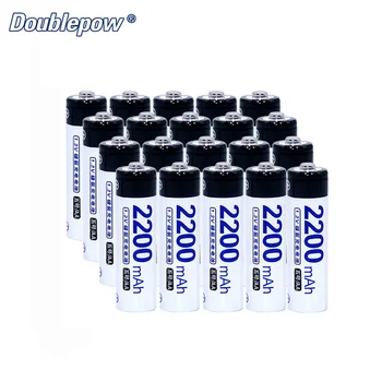 20pcs/Lot Doublepow DP-AA2200mA 1.2V AA 2200mA Ni-MH Rechargeable Battery Actual High Capacity Battery Cell
20pcs/Lot Doublepow DP-AA2200mA 1.2V AA 2200mA Ni-MH Rechargeable Battery Actual High Capacity Battery Cell
