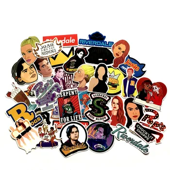 34 Pcs/set riverdale Stickers for Laptop Skateboard Home Decoration Car Styling Vinyl Decals Doodle Cool DIY works
34 Pcs/set riverdale Stickers for Laptop Skateboard Home Decoration Car Styling Vinyl Decals Doodle Cool DIY works