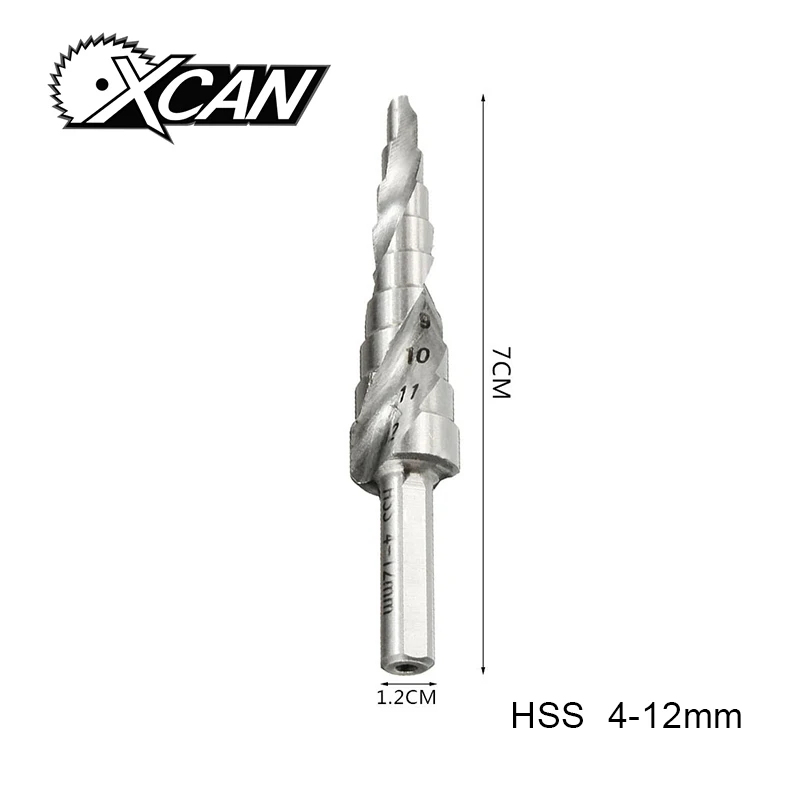 1pc 4-12mm HSS Spiral Groove Step Drill Bit Hole Cutter Drop Forged Heat Treated High Speed Steel step Cone drill
1pc 4-12mm HSS Spiral Groove Step Drill Bit Hole Cutter Drop Forged Heat Treated High Speed Steel step Cone drill