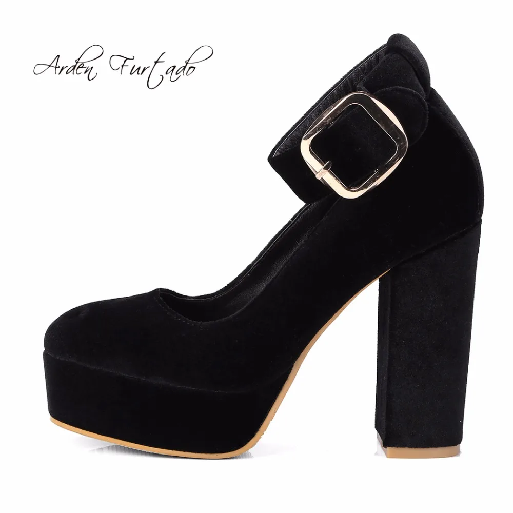 Arden Furtado 2018 spring autumn buckle strap platform high heels small size 32 33 fashion velvet pumps burgundy grey blue shoes
Arden Furtado 2018 spring autumn buckle strap platform high heels small size 32 33 fashion velvet pumps burgundy grey blue shoes