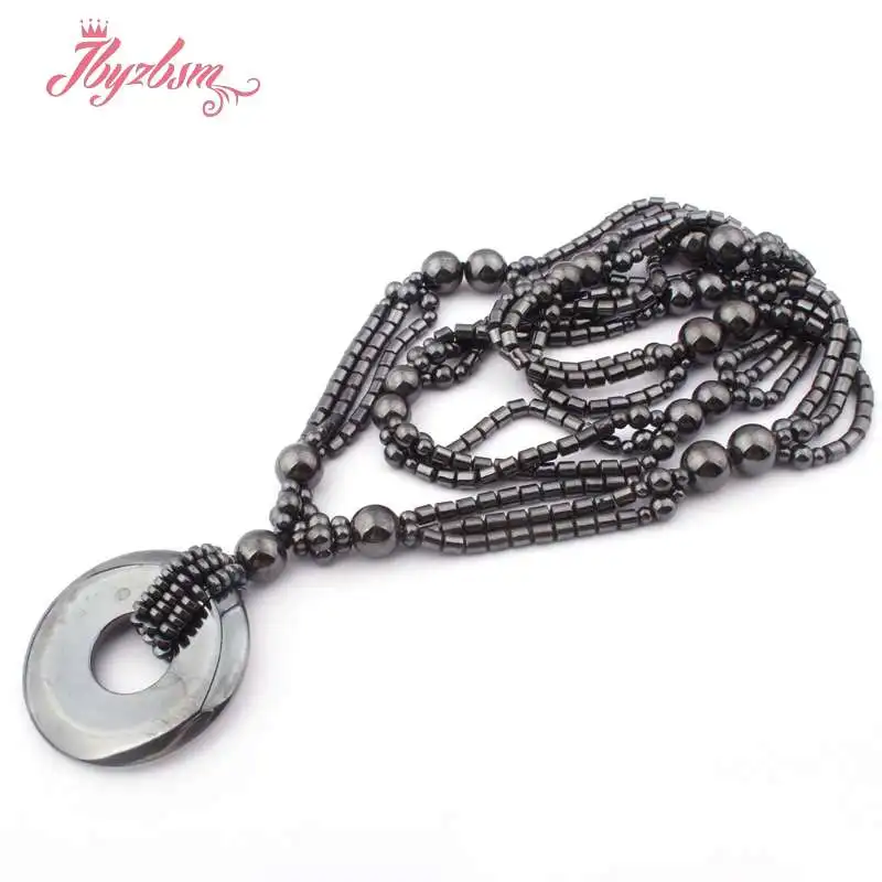4x5mm Column (No Magnetic) Hematite Natural Stone Beads For Women Tribal Halsband Jewellery Pendant Necklace 31" Free Shipping
4x5mm Column (No Magnetic) Hematite Natural Stone Beads For Women Tribal Halsband Jewellery Pendant Necklace 31" Free Shipping