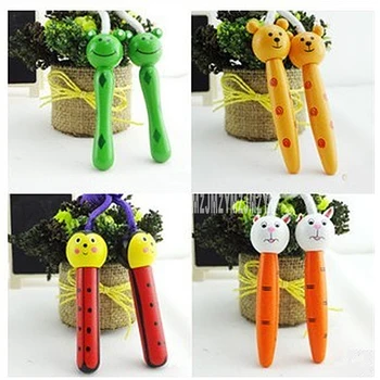 100Pcs/lot children cartoon animals wooden rope skipping kindergarten pupils sports jump rope fitness rope skipping
100Pcs/lot children cartoon animals wooden rope skipping kindergarten pupils sports jump rope fitness rope skipping