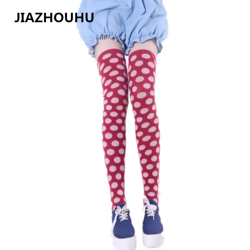 Dot Pattern Lovely High School Women's Socks Cotton Cashmere Winter Warm Long Thigh High Socks Fashion White Elasticity Socks
Dot Pattern Lovely High School Women's Socks Cotton Cashmere Winter Warm Long Thigh High Socks Fashion White Elasticity Socks