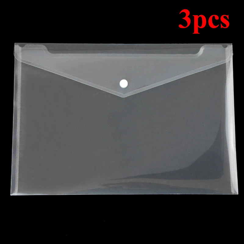 3PCS/set Portable 18C Thickness Clear Transparent A4 Paper Document File Bag Pocket Storage Organizer Office School Stationery
3PCS/set Portable 18C Thickness Clear Transparent A4 Paper Document File Bag Pocket Storage Organizer Office School Stationery