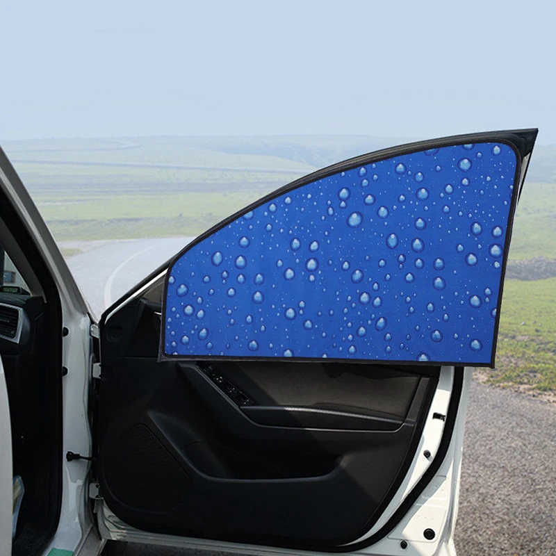 Car Front Right Left Window Curtain Sun Shade Sun Visor Sunshade