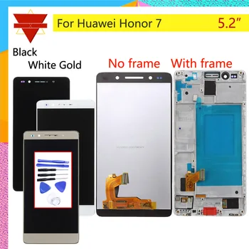 Original 5.2" For HUAWEI Honor 7 LCD Display Touch Screen Digitizer with Frame PLK-TL01H PLK-L01 PLK-UL00 PLK-AL10 LCD Assembly
Original 5.2" For HUAWEI Honor 7 LCD Display Touch Screen Digitizer with Frame PLK-TL01H PLK-L01 PLK-UL00 PLK-AL10 LCD Assembly