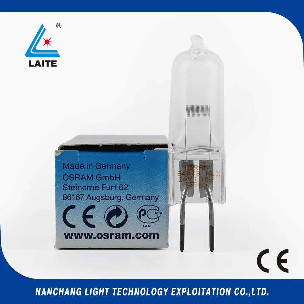 original 64638 HLX 24V 100W halogen lamp HLX64638 24V100W bulb Angenieux surgical lights projector free shipping-10pcs
original 64638 HLX 24V 100W halogen lamp HLX64638 24V100W bulb Angenieux surgical lights projector free shipping-10pcs
