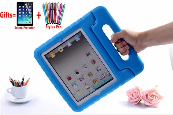 Фото Детский чехол-подставка для Apple iPad Mini 1 2 3 EVA пена противоударный чехол с ручкой mini1