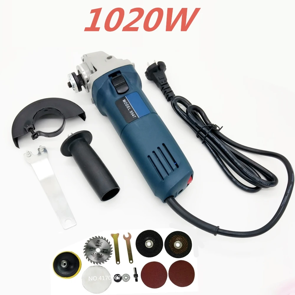1020W 6 Speeds Electric Angle Grinder Polisher Grinding Angular Power Tool for Grinding of Metal or Woodworking Machine
1020W 6 Speeds Electric Angle Grinder Polisher Grinding Angular Power Tool for Grinding of Metal or Woodworking Machine